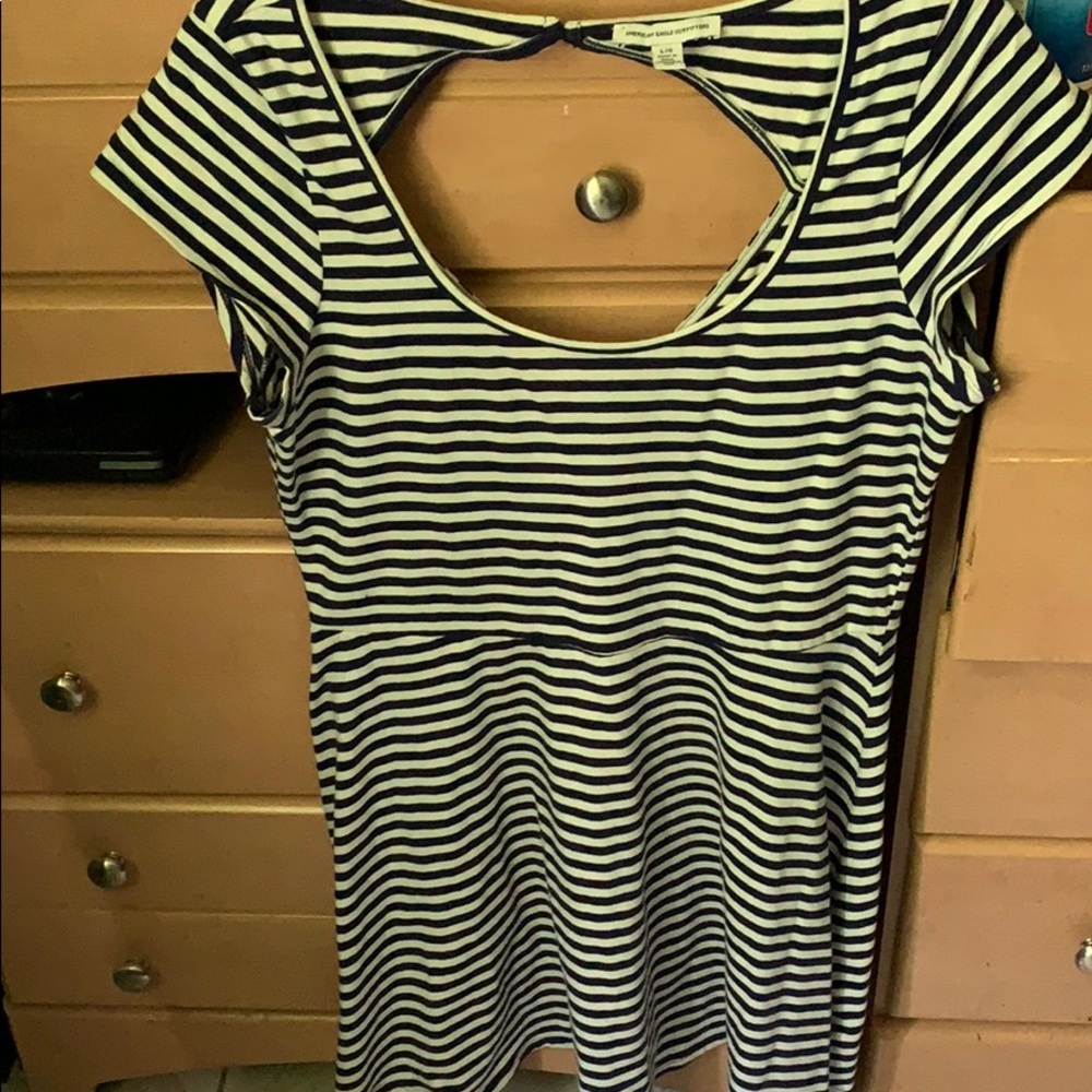 A striped dress